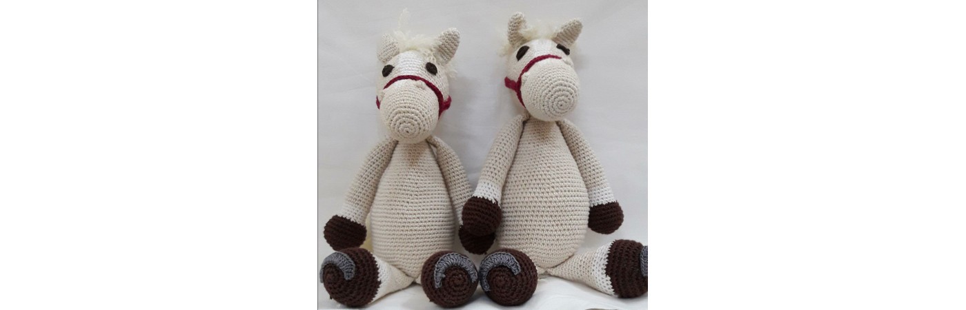  Amigurumi Soft Toy- Handmade Crochet- Horse